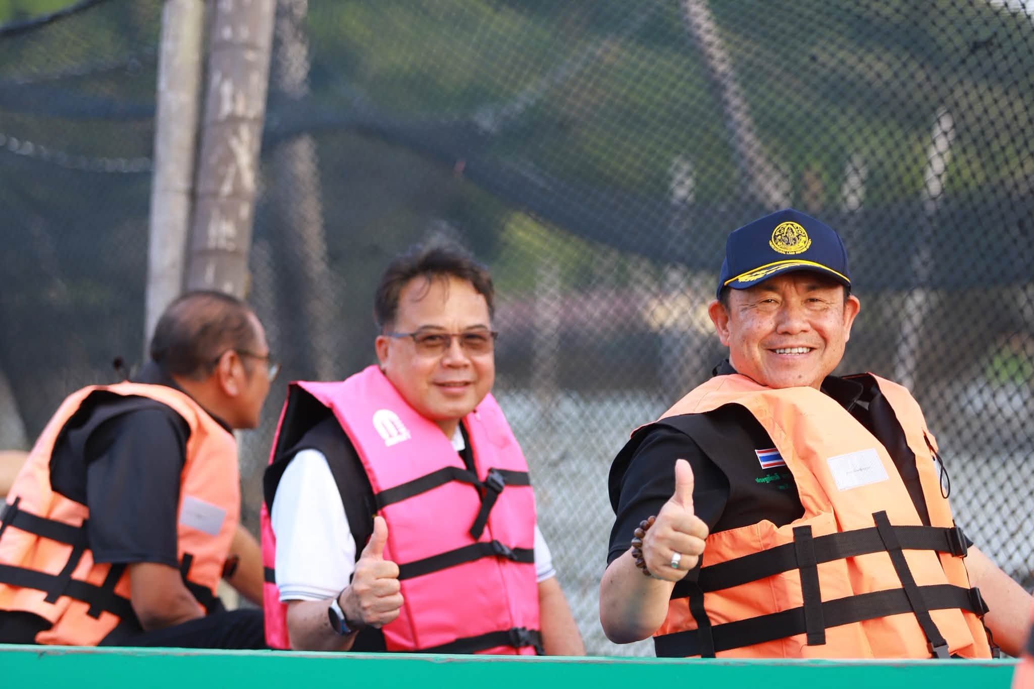 title - รมช.เกษตรฯ - ส.ป.ก. ลงพื้นที่เกาะยอ รับฟังผู้เลี้ยงปลากะพงสามน้ำ มุ่งยกระดับสินค้า GI เพิ่มมูลค่าเศรษฐกิจชุมชน 